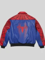 Men vanson leathers x supreme spiderman jacket
