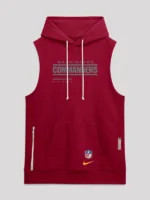 Men washington commanders 2026 sideline sleeveless hoodie