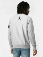 Men's Dallas Cowboys Disney x Champion Heather Gray Woody Reverse Weave Sweatshirt