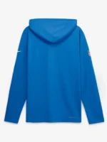 Men's Detroit Lions Nike Black Sideline Game On Lightweight Long Sleeve Hooded Dri-FIT Top