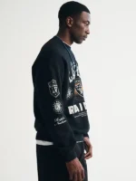 Men's Las Vegas Raiders Abercrombie & Fitch Black Fleece Sweatshirt