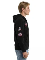 Men's New England Patriots Disney x Champion Black Captain America All-Star Full-Zip Hoodie