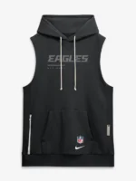 Men's Nike Black Philadelphia Eagles Sideline Standard Issue Dri-FIT Sleeveless Hoodie