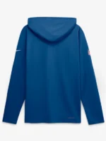 Men's Nike Blue Indianapolis Colts Sideline Game On Lightweight Long Sleeve Hooded Dri-FIT Top