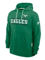 Men's Nike Kelly Green Philadelphia Eagles Standard Issue Replay Officials Alternate Dri-FIT Hoodie
