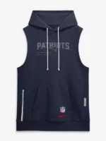 Men's Nike Navy New England Patriots Sideline Standard Issue Dri-FIT Sleeveless Hoodie