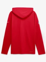 Men's Nike Red Kansas City Chiefs Sideline Game On Lightweight Long Sleeve Hooded Dri-FIT Top