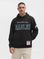 Men's Philadelphia Eagles lululemon Black Steady State Pullover Hoodie