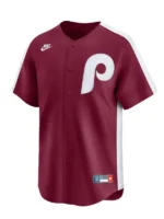 Men's Philadelphia Phillies Nike Maroon Cooperstown Collection Limited Jersey