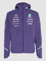 Mercedes AMG F1 2026 Purple Vanda Bloom Team Rain Jacket