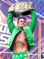 Minnesota North Stars CM Punk Green Jacket