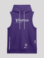 Minnesota Vikings 2026 Sideline Sleeveless Hoodie