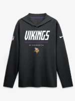 Minnesota Vikings Game On Long Sleeve Hooded T-shirt