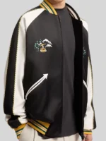 Moncler x fragment yūgō satin souvenir jacket mens