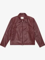 Mutimer Linea Leather Jacket Burgundy