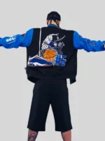 NBA Jose Alvarado SLAM Kicks 29 Custom AND1 Black And Blue Varsity Jacket