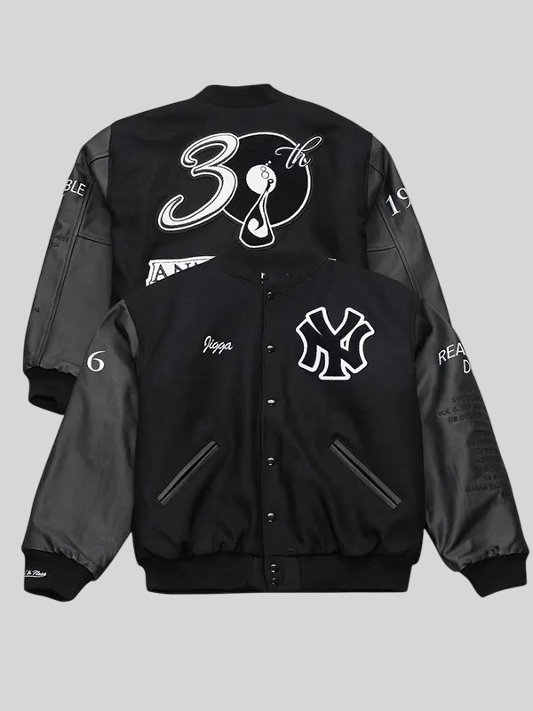 New York Yankees Jay Z Reasonable Doubt Varsity Jacket New York Yankees Jay Z Reasonable Doubt Varsity Jacket