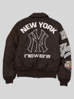 New york yankees Brown alpha industries ma 1 flight jacket