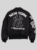 New york yankees alpha industries ma 1 flight jacket black