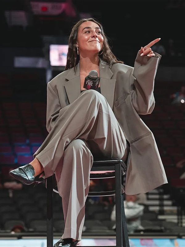 Nika Mühl WNBA Portland Fire Grey Suit Nika Mühl WNBA Portland Fire Grey Suit