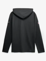 Nike Detroit Lions Sideline Game On Long Sleeve Hooded Top