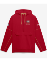 Nike San Francisco 49ers 2026 Red Sideline Anorak Jacket