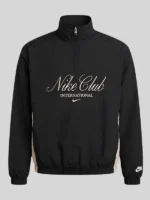 Nike Sportswear Club 1-2 Zip Jacket Black