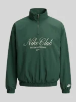 Nike Sportswear Club Half Zip Jacket Green