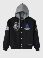 OVO Dodgers Insulated Twill Bomber Jacket Black