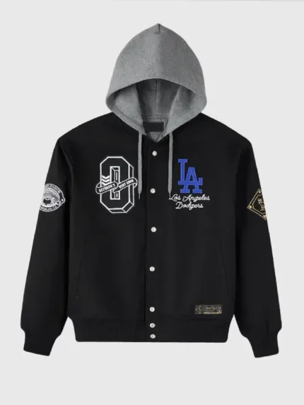 OVO Dodgers Insulated Twill Bomber Jacket Black