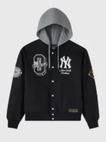 OVO Yankees Insulated Twill Bomber Jacket Black