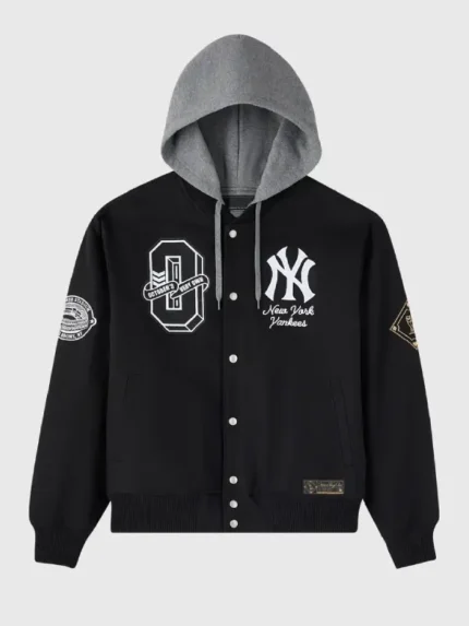 OVO Yankees Insulated Twill Bomber Jacket Black
