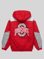 Ohio State Red Half Zip Jacket