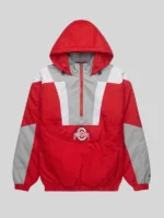 Ohio State Red Pullover Jacket