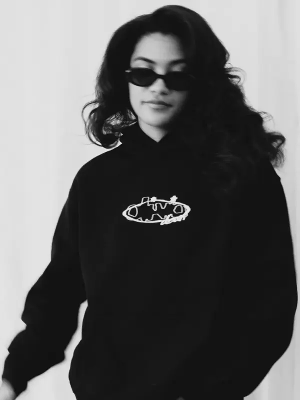 Olivia Dean Nice To Each Other Hoodie Black Olivia Dean Nice To Each Other Hoodie - Image 1