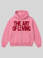 Olivia Dean The Art Of Loving Pink Hoodie