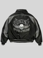 Palace Avirex Jacket Black Leather