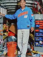 Palace x Ebbets Atoms 18 Coach Jacket Blue Nylon