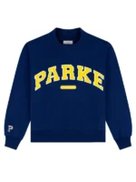 Parke Michigan Blue Mockneck Sweatshirt