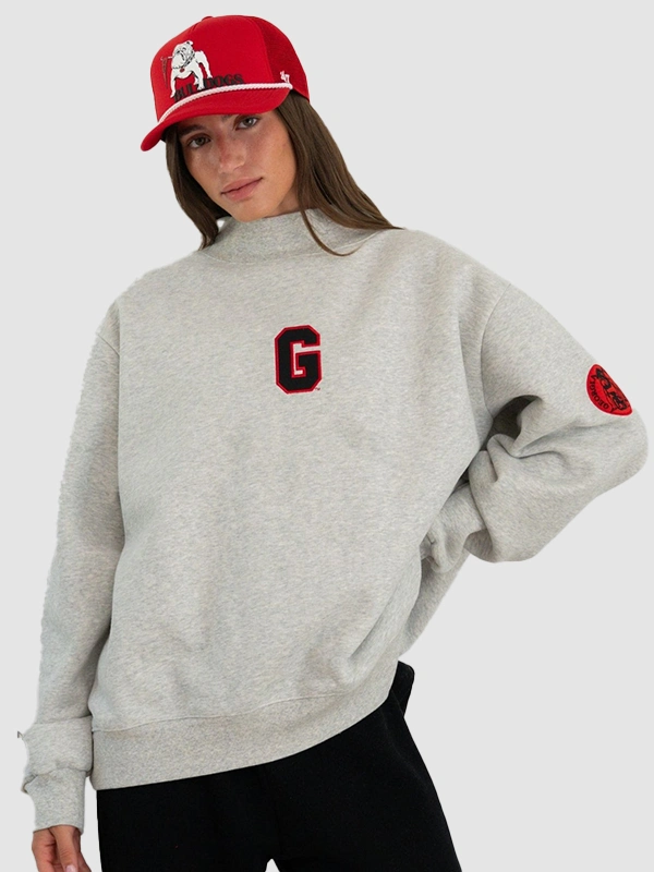 Parke x ’47 Georgia Graphic Mockneck Sweatshirt Parke x ’47 Georgia Graphic Mockneck Sweatshirt