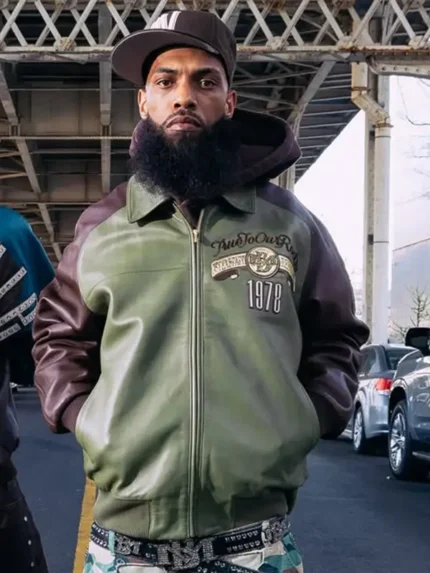 Pelle Pelle Fall 26 True To Our Roots Green Leather Jacket