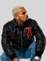 Pelle Pelle Topography Chris Brown Jacket Black Leather