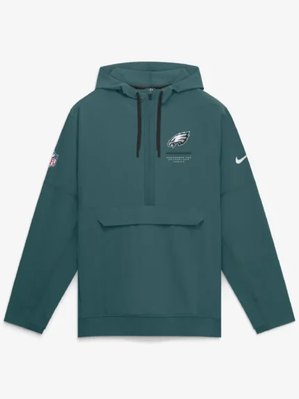 Philadelphia Eagles Sideline Anorak Half-Zip Jacket 2026
