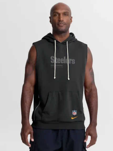 Pittsburgh Steelers Nike Sideline Sleeveless Hoodie