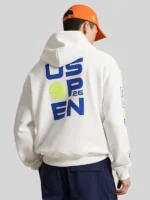 Polo Ralph Lauren 2026 US Open Big Fit Graphic White Hoodie
