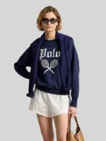 Polo Ralph Lauren US Open 2026 Slub Navy Blue Sweatshirt