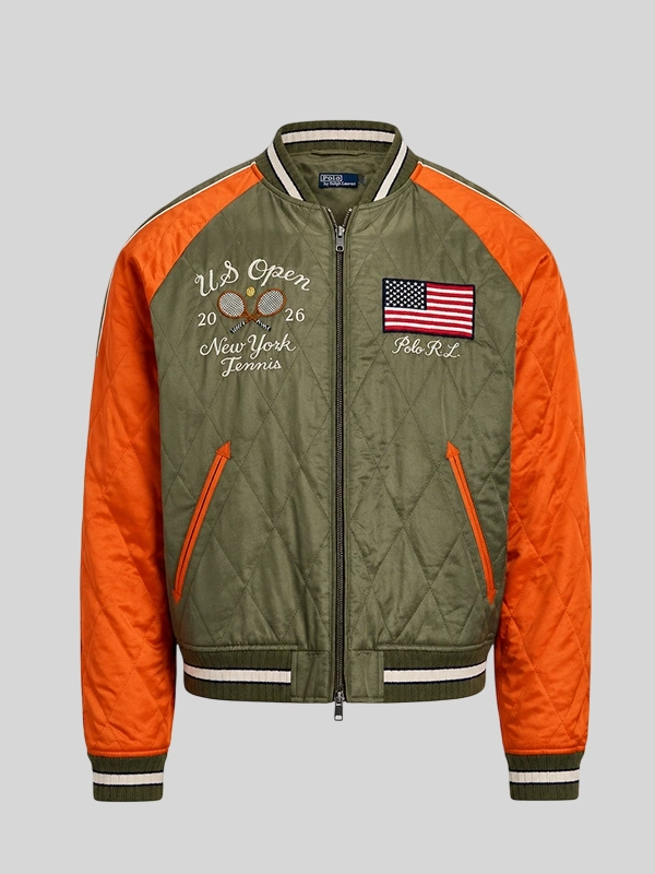 Polo Ralph Lauren US Open 2026 Souvenir Satin Jacket Polo Ralph Lauren US Open 2026 Souvenir Satin Jacket