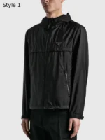 Prada Black Windbreaker Jacket