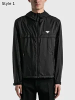 Prada Windbreaker Jacket Black