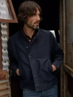 RRL Navy Cotton Deck Jacket